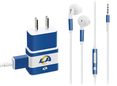 NFL Los Angeles Rams Zone Block Phone Charger Skin
